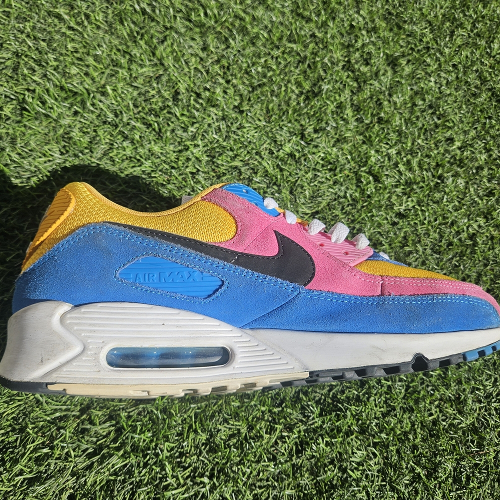 Nike Air Max 90 Suede Multicolor Low Top Sneakers Mens Size 12 *LEFT SHOE ONLY*